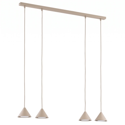 Minimalistyczna lampa wisząca Catherine 4 - beżowa