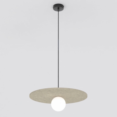 Nowoczesna lampa wisząca Soreli z kulistym kloszem