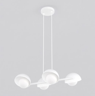 Lampa wisząca w kolorze białym - Noma 4