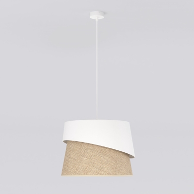 Designerska lampa wisząca Mavie z abażurem