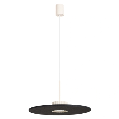 Nowoczesna lampa wisząca Ciro z czarnym kloszem