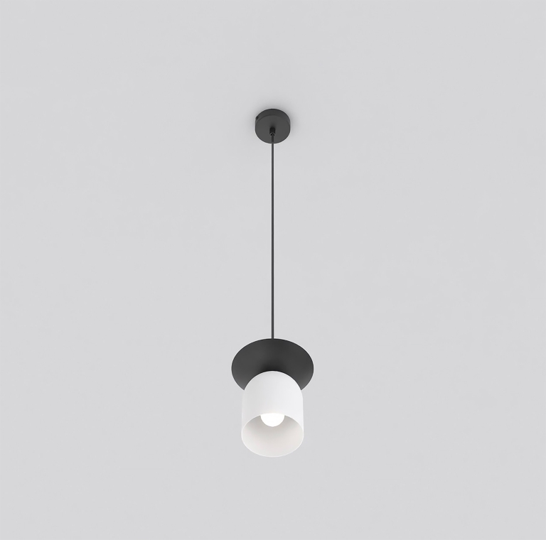 biało-czarna-lampa-wisząca-metalowa