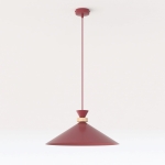 Lampa wisząca Cirel ze stożkowym kloszem