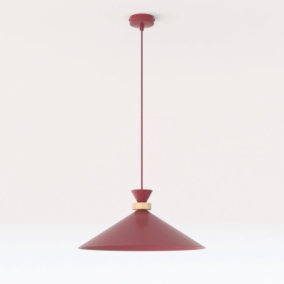 Lampa wisząca Cirel ze stożkowym kloszem