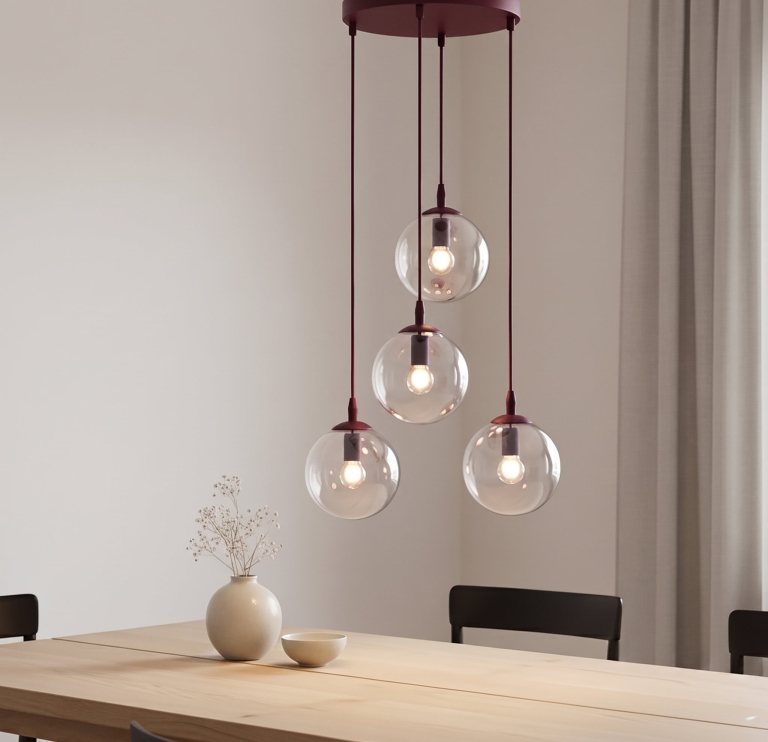 bordowy-żyrandol-designerski-do-kuchni