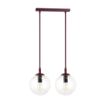 Lampa wisząca Blair 2 z transparentnymi kloszami