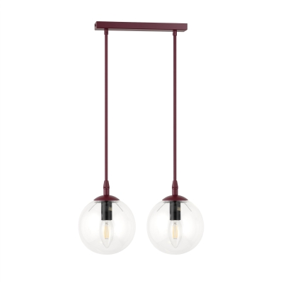 Lampa wisząca Blair 2 z transparentnymi kloszami