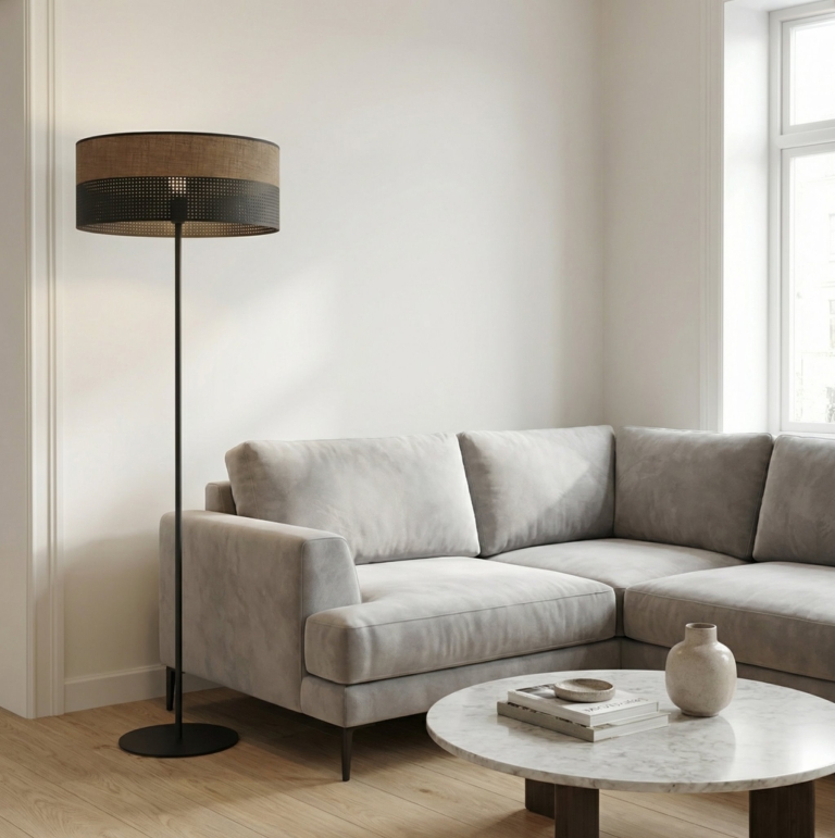 brązowa-lampa-podłogowa-dekoracyjna-do-salonu