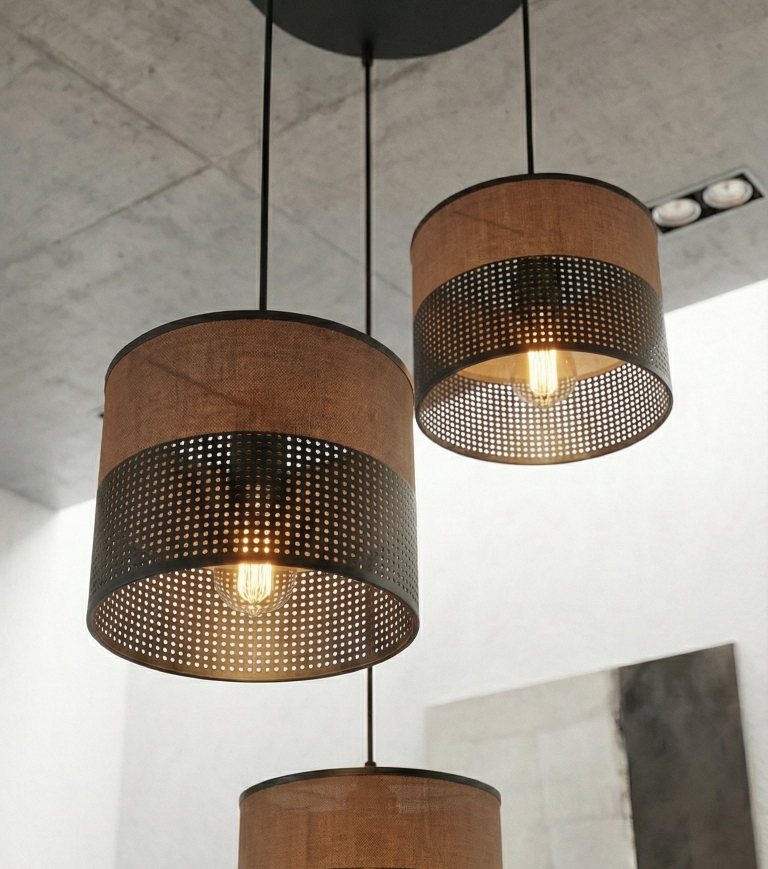 brązowa-lampa-wisząca-do-salonu