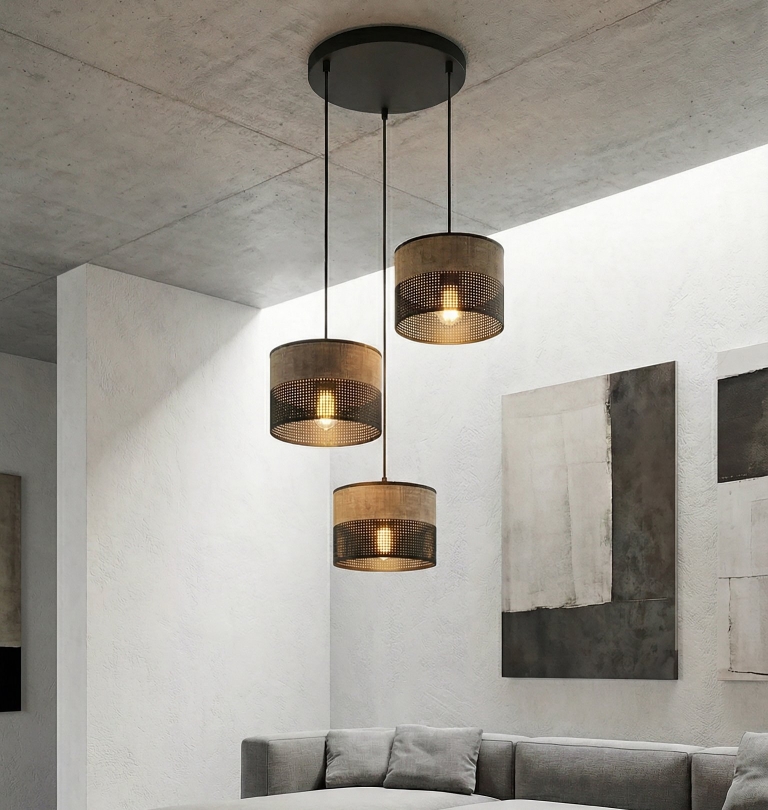 brązowa-lampa-wisząca-z-abażurem
