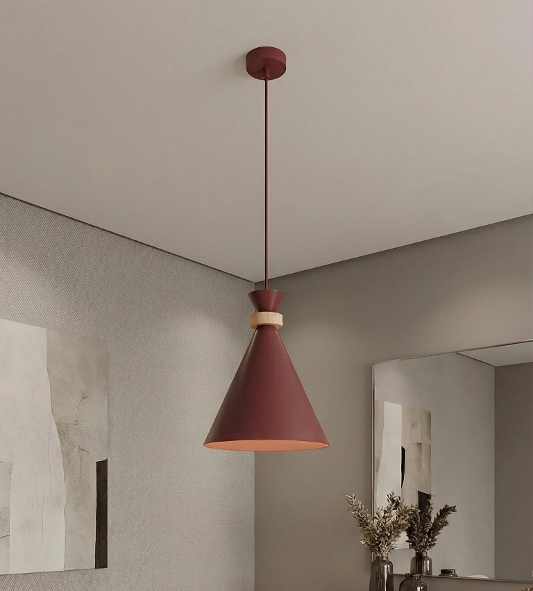 burgundowe-lampy-wiszące-do-kuchni