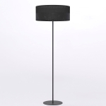 Czarna lampa Solvia o klasycznym designie