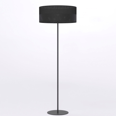 Czarna lampa Solvia o klasycznym designie