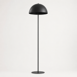 Nowoczesna lampa stojąca Mora z kloszem kopułą