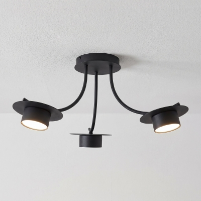 Lampa sufitowa Oryn 3 w kolorze czarnym