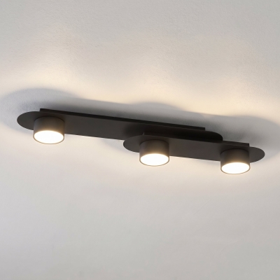 Minimalistyczna lampa Oxo 3 w kolorze czarnym