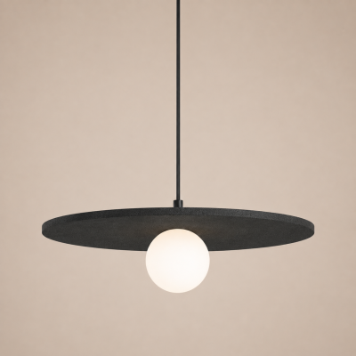 Czarna lampa wisząca Soreli w stylu loftowym