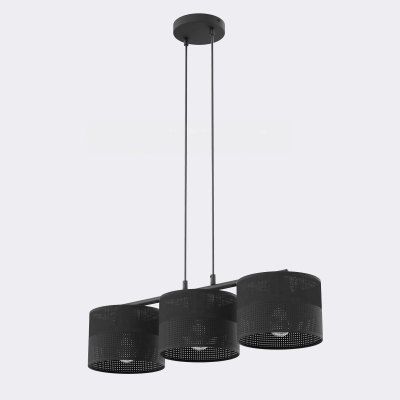 Lampa wisząca Solvia z abażurami w kształcie walca