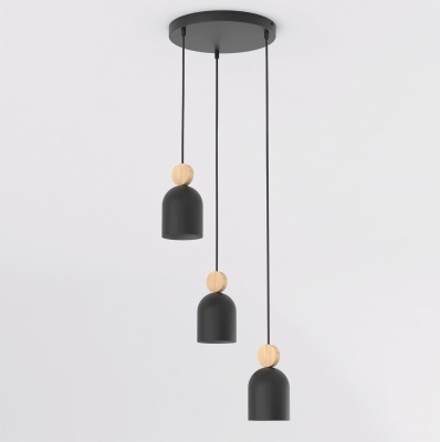 Kaskadowa lampa Senne Ring - wersja czarna