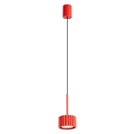 Czerwona lampa Medina o nowoczesnym designie