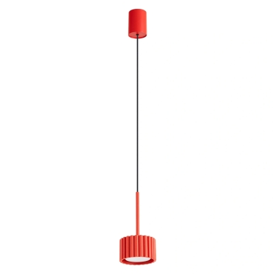 Czerwona lampa Medina o nowoczesnym designie