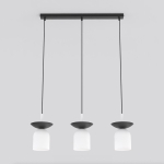 Minimalistyczna, potrójna lampa wisząca Noreli 3