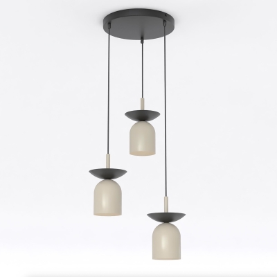 Nowoczesna, potrójna lampa wisząca Noreli Ring 3