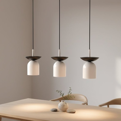 Minimalistyczna, potrójna lampa wisząca Noreli 3