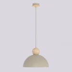 Beżowa, pojedyncza lampa Eloria