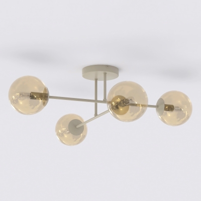 Lampa sufitowa Rovia z czterema kloszami