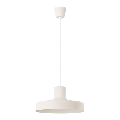 Minimalistyczna lampa wisząca Luma w kolorze beżowym