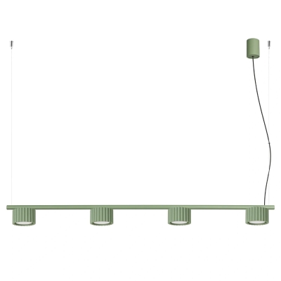 Lampa wisząca Medina 4 w modnym odcieniu sage