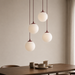 Nowoczesna lampa Blair 3 Ring o kaskadowej formie