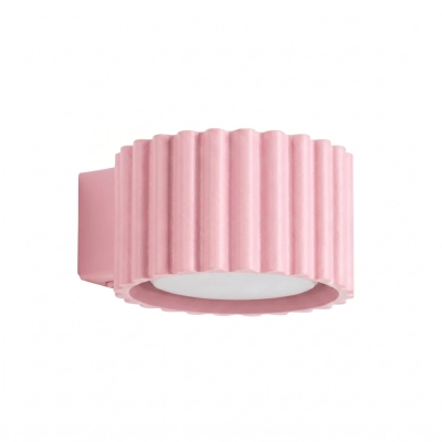 Delikatna lampa ścienna Medina w pastelowym, różowym kolorze