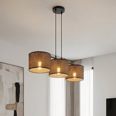 Brązowa lampa Elvara 3 o klasycznej formie