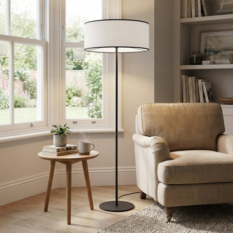 lampa-podłogowa-obok-fotela