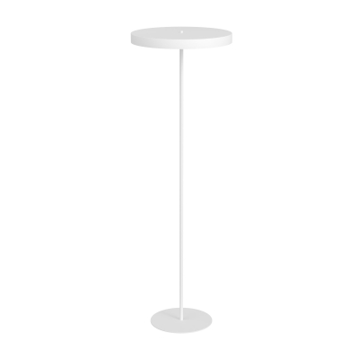 Metalowa lampa stojąca Leya w kolorze białym