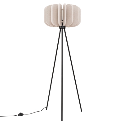 Lampa podłogowa Mula z beżowym abażurem