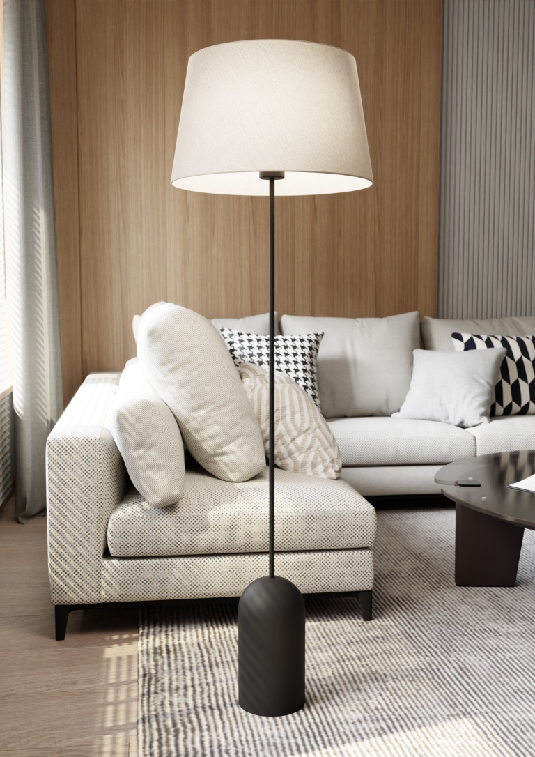 lampa-podłogowa-z-czarnym-stelażem