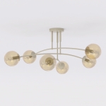Designerska lampa sufitowa Liora z okrągłymi kloszami