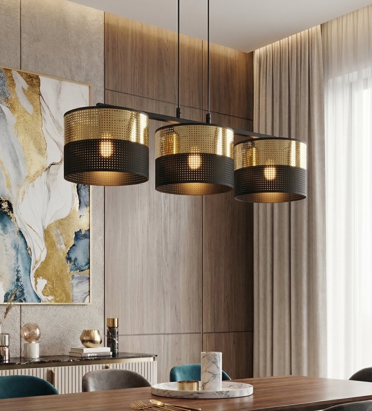 lampa-wisząca-do-kuchni-złota