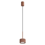 Lampa wisząca Medina w modnym odcieniu mocca