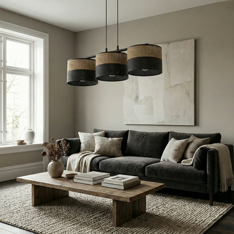 lampa-wisząca-klasyczna-brązowa