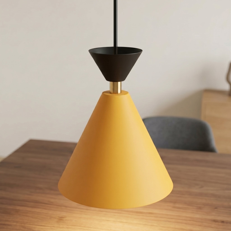 lampa-wisząca-stylowa-pomarańczowa