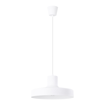 Subtelna lampa wisząca Luma w kolorze białym