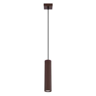 Lampa wisząca Dolkar w kolorze ciemnego brązu
