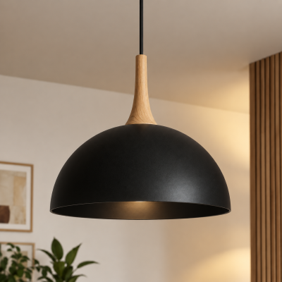 Lampa wisząca Noir w ciemnym kolorze