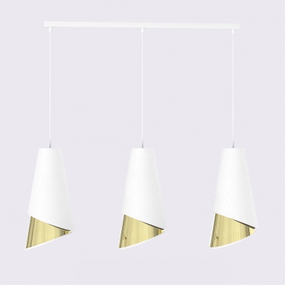 Elegancka lampa wisząca Meris ze złotymi elementami