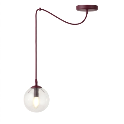 Blair Spider - pojedyncza lampa wisząca ze szklanym kloszem