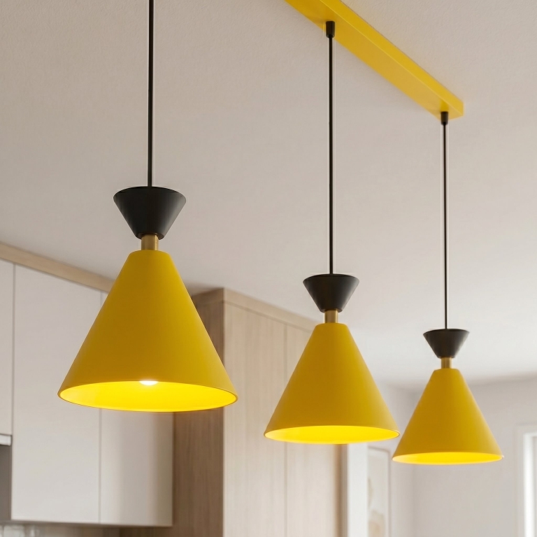 lampy-wiszące-pomarańczowe-designerskie